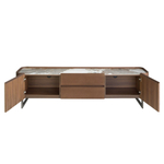 Тумба под ТВ 3250/437-F из ореха со столешницей из керамики