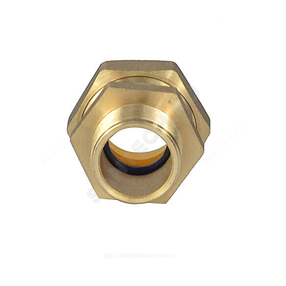 Муфта латунь 15Aх1/2" обжим/НР для газоснабжения STAHLMANN SSMG1501/2BGZ