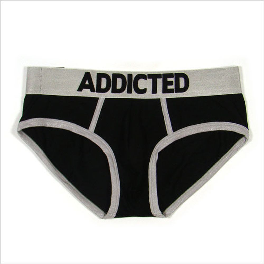 Мужские трусы брифы черные Seobean Addicted Black brief
