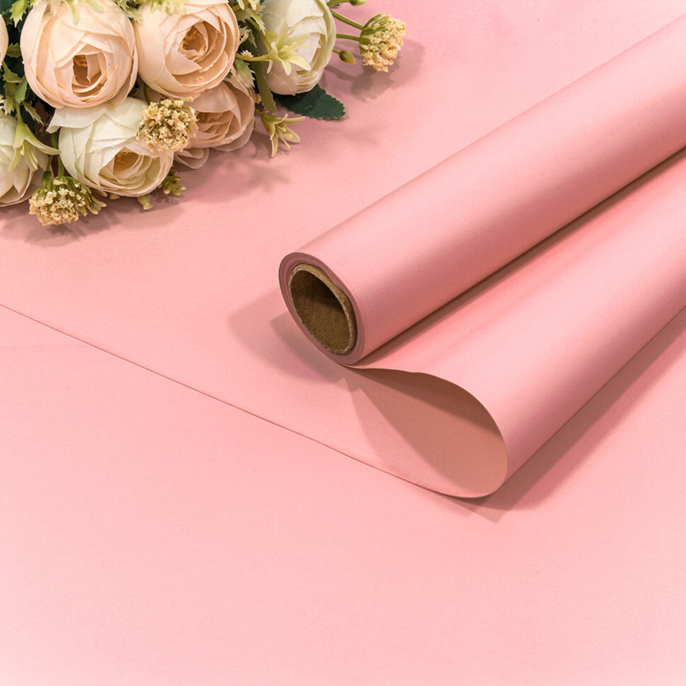 Пленка В рулоне 10 м х 58 см "Корейская" (Розовый, Зеленый)