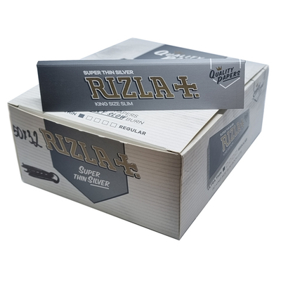 Бумага для сигарет блок "Rizla+" KS Silver 32л*50шт.