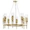 Подвесная люстра Crystal Lux Primavera SP8 Gold