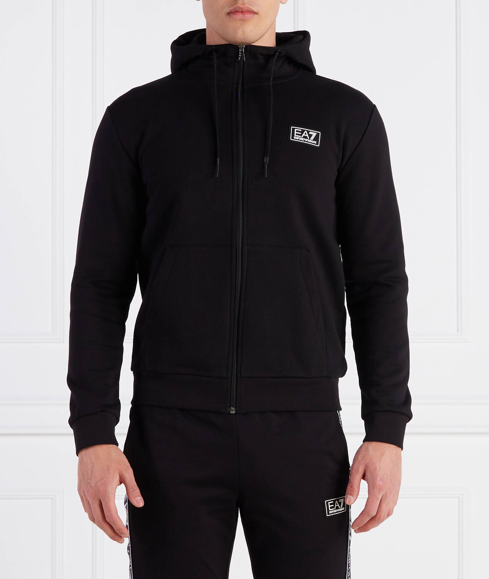 Худи EA7 - черный(6RPM81 PJ07Z)