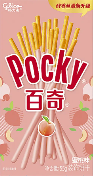 Pocky бисквитные палочки со вкусом персика