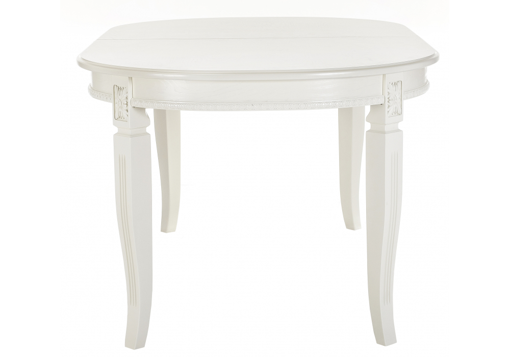 Стол деревянный Woodville Aviano молочный без патины