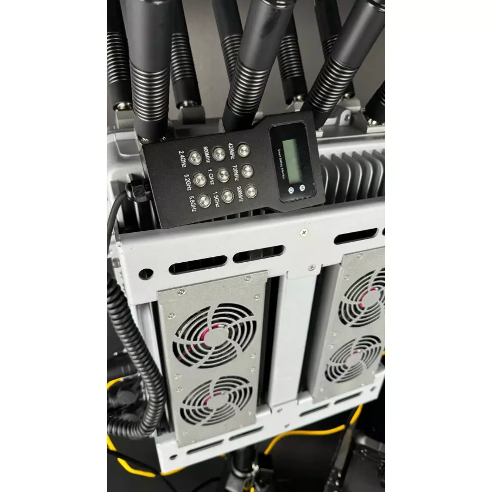 Станция обнаружения и подавления БПЛА Фурия D9 450W Детектор дронов ОКО 360 РЭБ 8 каналов автоматическая система защита от дронов
