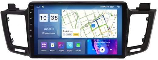 Магнитола для Toyota RAV4 XA40 2012-2019 - Parafar PF468LUX2UHD на Android 13, QLED, ТОП процессор, 8Гб+128Гб, CarPlay, 4G SIM-слот