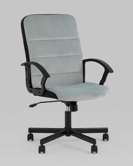 Компьютерное кресло TopChairs ST-TRACER серо-голубой