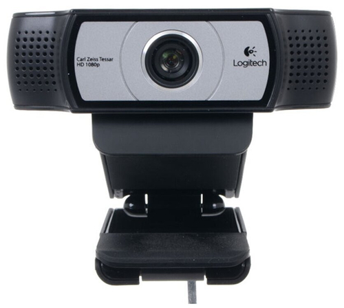 Веб-камера Logitech C930c, 3Мп, черный, FHD, 2-mic, 30FPS, автофокус (960-001260)