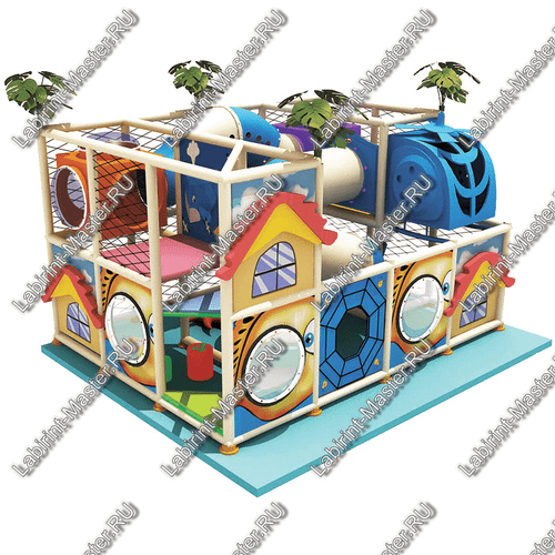 Детский игровой лабиринт "Райский уголок"