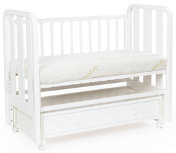 Детская кроватка Bebizaro Heirloom маятник универсальный с ящиком BZHMMUYA/01/WH White