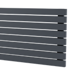 Радиатор WARMMET водяной настенный горизонтальный Flat 60 Н (W) ГРАФИТ RAL7024