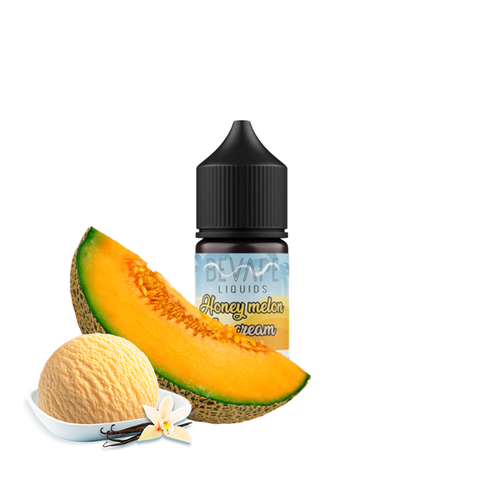 Bevape Liquids - Honey Melon Ice Cream (50mg, 30ml)