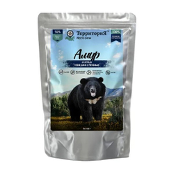 Консервы ТЕРРИТОРИЯ Амур для собак с говядиной и печенью - 400 гр