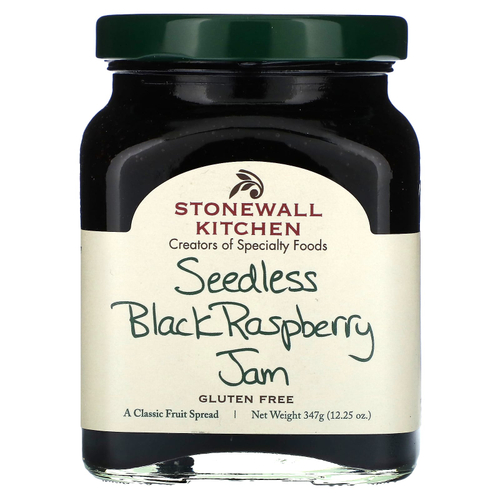 Stonewall Kitchen, джем из черной малины без косточек, 347 г (12,25 унции)