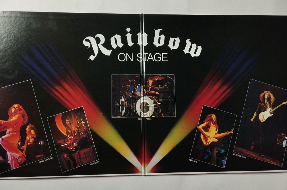 Винтажная виниловая пластинка LP Rainbow On Stage (Japan 1977) (Obi) Kill The King