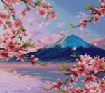 Алмазная мозаика 40*50см KiKi «Фудзи» полная выкладка ALM002