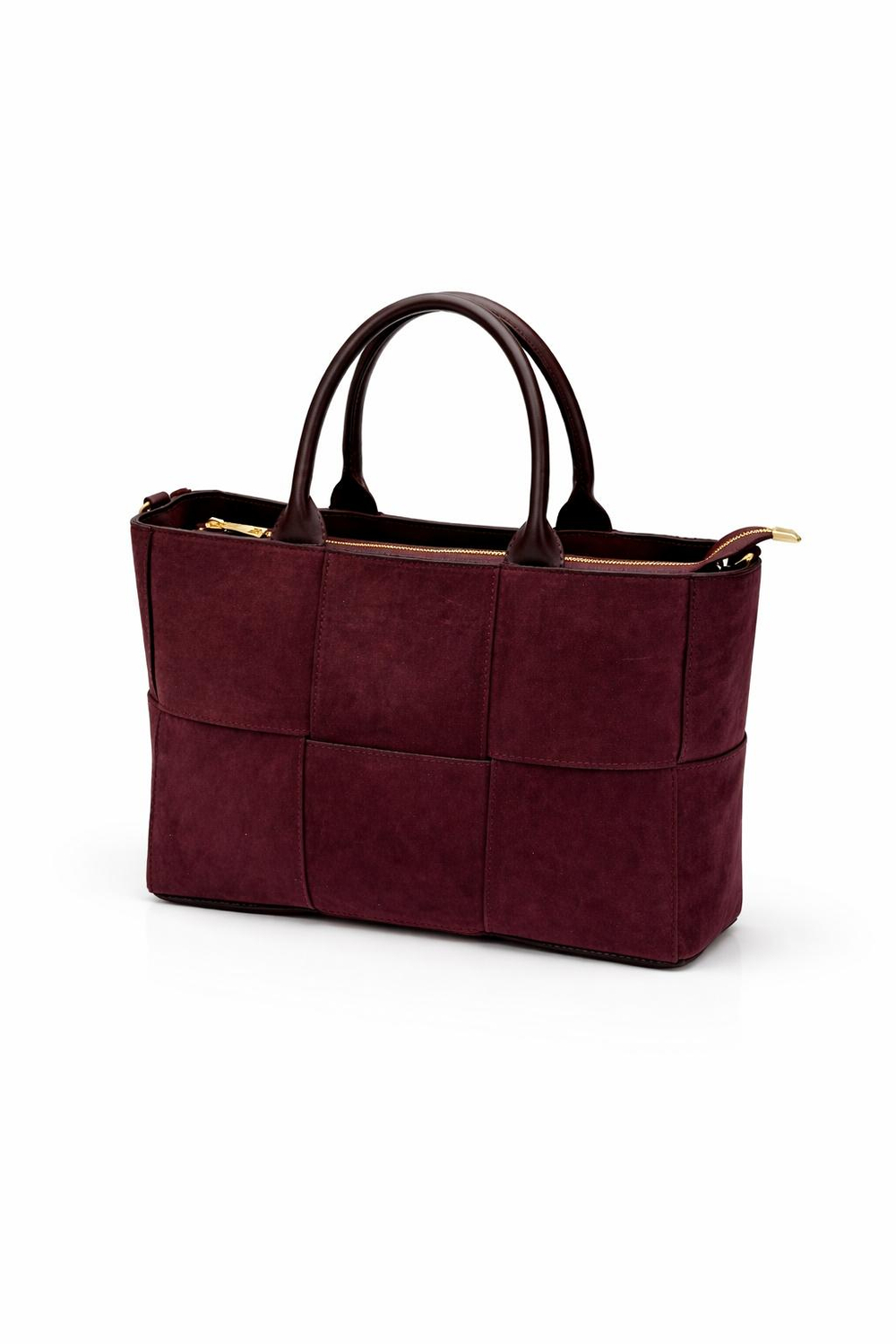 ITALY K сумка замша - бордовый