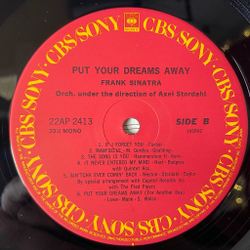 Винтажная виниловая пластинка LP Frank Sinatra Put Your Dreams Away (Japan 1983) (Obi)