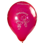 Шар воздушный Alingar, №10, "Поздравляем" №4, ассорти (рисунок мальчик с шариками и девочка с тортом), 100шт/уп, пакет с европодвесом