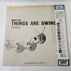 Винтажная виниловая пластинка LP Peggy Lee Things Are Swingin (Япония 1985) (Оби)