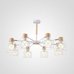 Потолочная Люстра Corf B3 White 8 Lamps By Imperiumloft