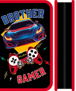 Пенал 1 секц. большой 190/115 "Brother gamer 2025" (Пчелка)