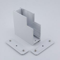 Соединитель угловой L-образный для треков накладных Aployt Magnetic track 220 APL.0282.10.04