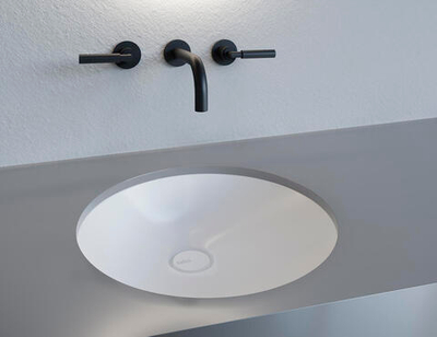 Раковина каменная подстольная матовая 42х42 Salini MAREA 08 1802208M