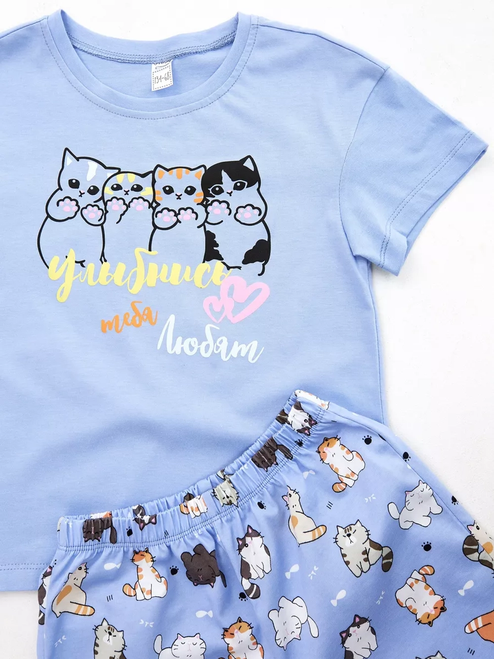 Пижама домашняя с шортами