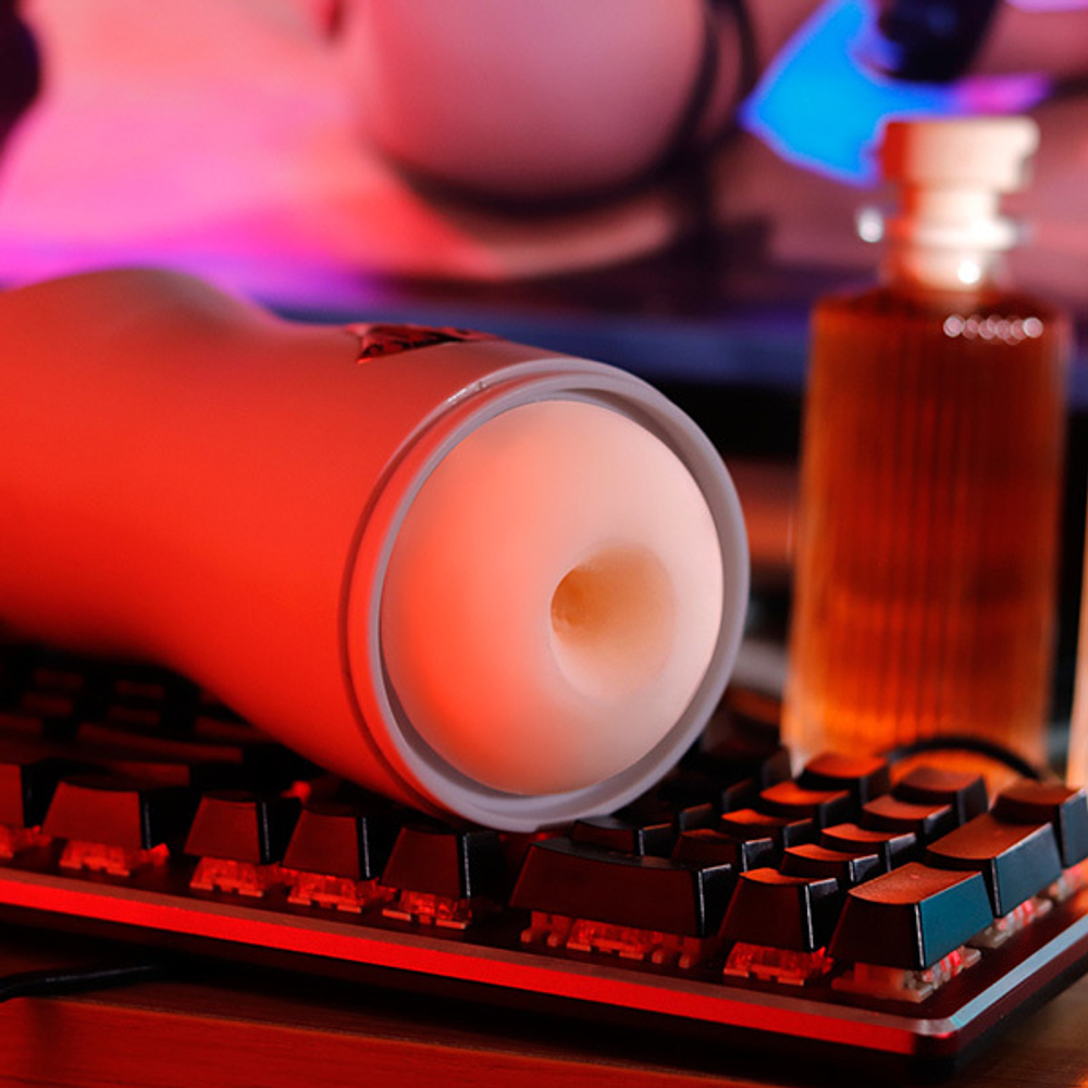 Реалистичный мастурбатор в колбе с функцией всасывания Secwell Super Strong Sucker Men Masturbator Cuper SW1061