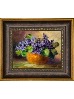 Картина настенная интерьерная в багетной раме 18*21 см