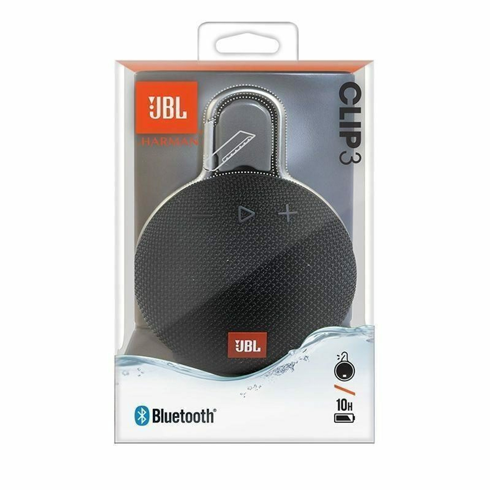 Портативная акустика JBL CLIP 3 черная