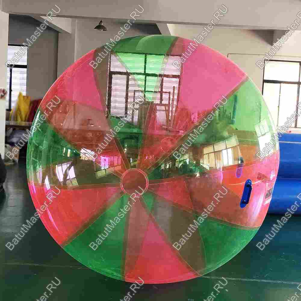 Водный шар ПВХ «Розово-зеленый», 2*2*2 м