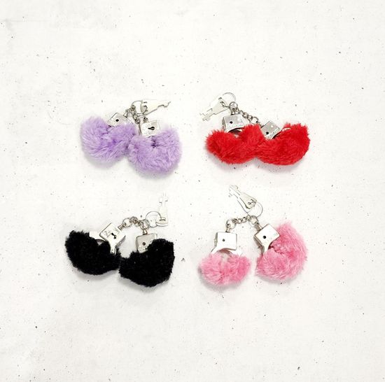 Наручники меховые, набор МИНИ 4 штуки