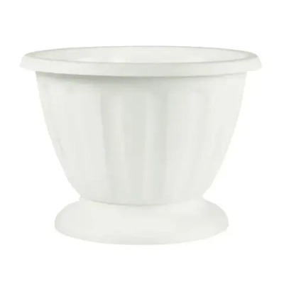 Вазон Пальмира 10л. (белый) (комплект 10 шт)