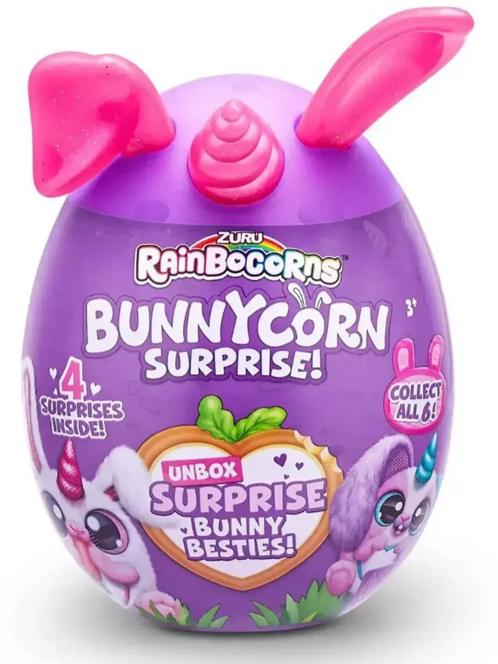 Мягкая игрушка сюрприз яйцо Rainbocorns Bunnycorn 9260