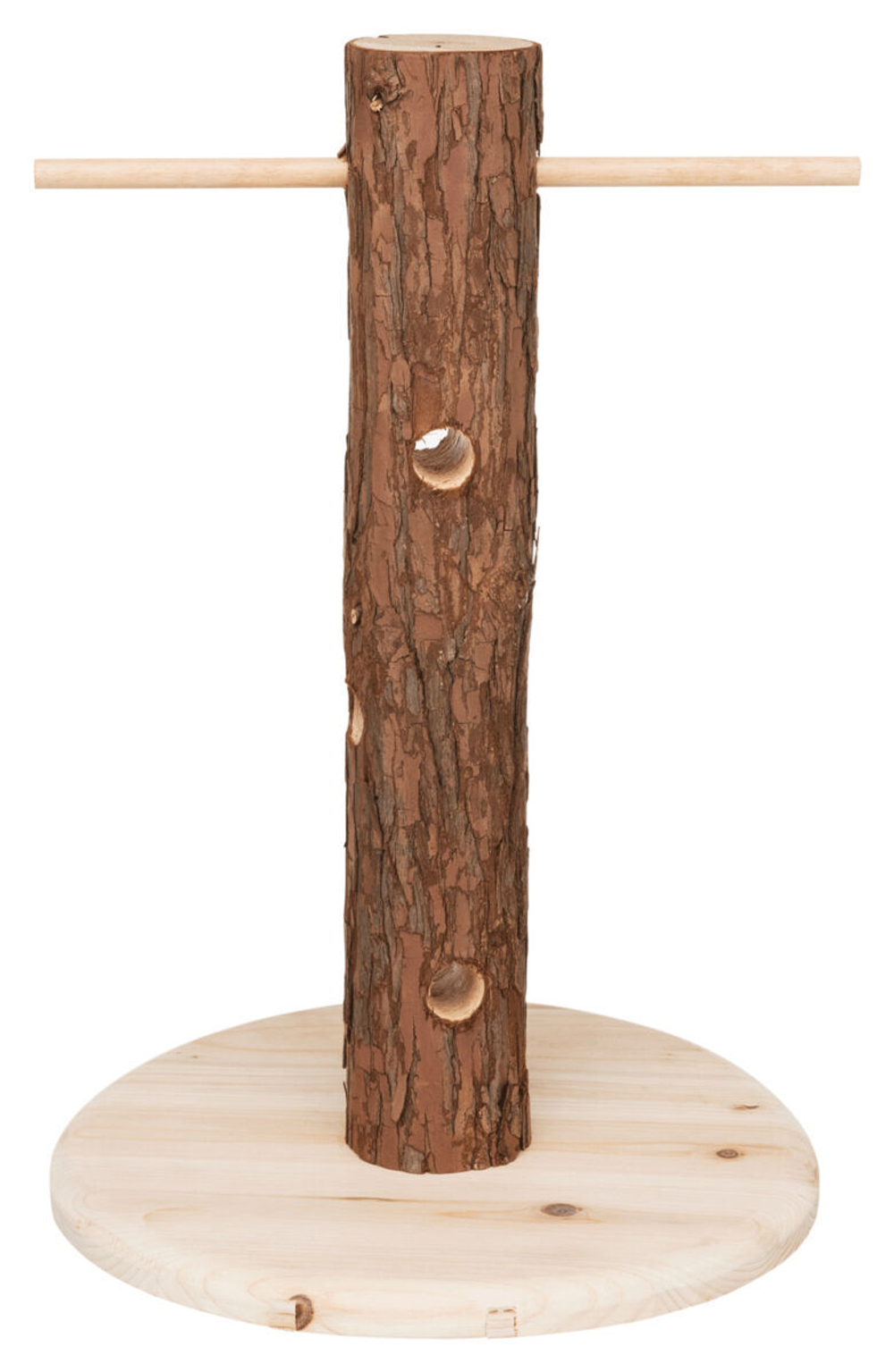 Деревянная кормушка для грызунов Natural Living, ф 25 х 36 см, Trixie