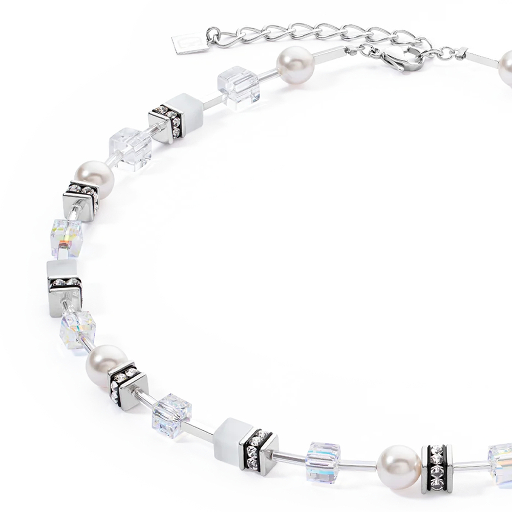 Колье Coeur de Lion White-Silver 4081/10-1417