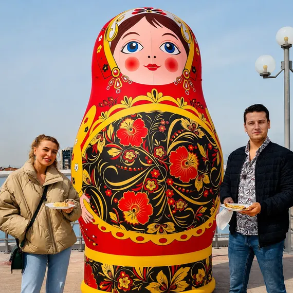 Надувная Матрешка