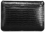 Чехол для ноутбука WiWU Skin Croco Genuine Leather Sleeve для Apple MacBook 14.2" (черный)