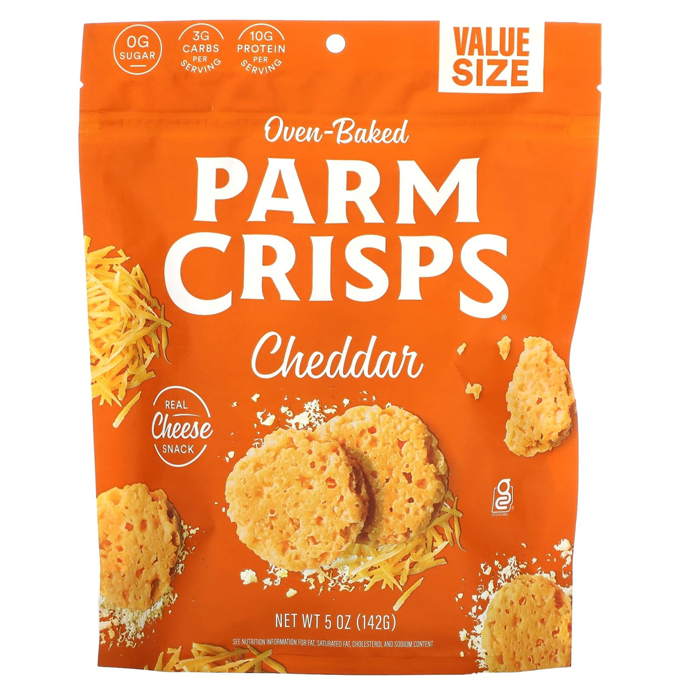 ParmCrisps, запеченный в печи, с чеддером, 142 г (5 унций)