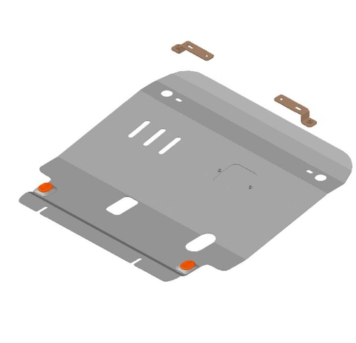 Защита ALFeco картера двигателя и кпп для Haima M3 2014-2016 V-1,5 (сталь 2 мм) арт.ALF4503st