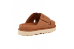 UGG Goldenstar Cross Slide - Chestnut
