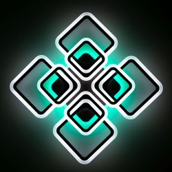 Citilux Марсель Смарт CL232A185E RGB Умная люстра Чёрная