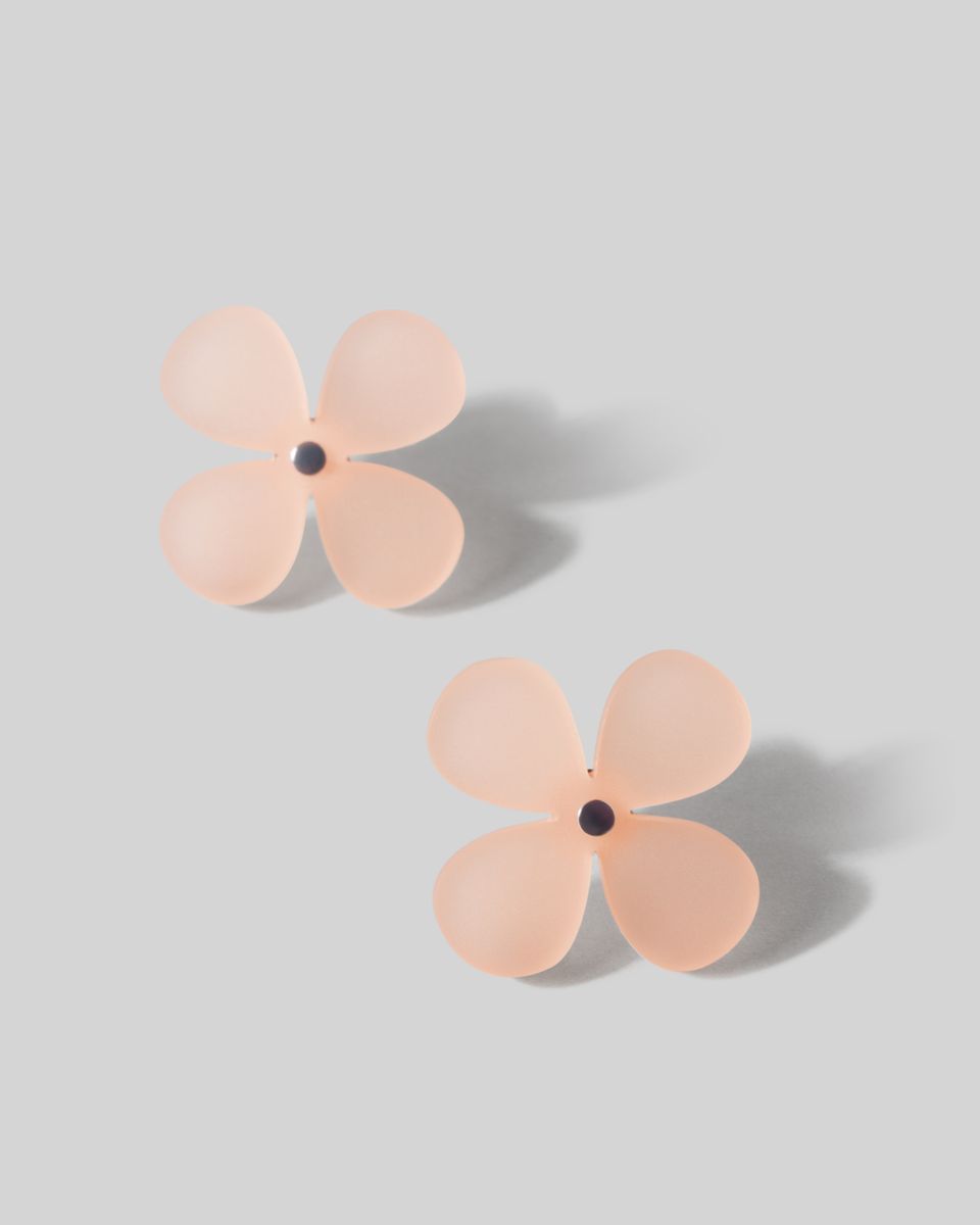 Cерьги Flowers Peach