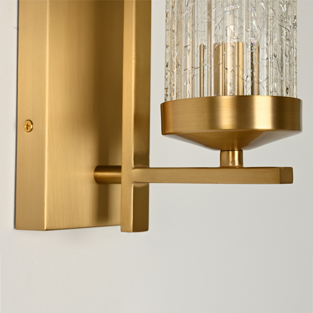 Настенный светильник BRWL7052 antique brass