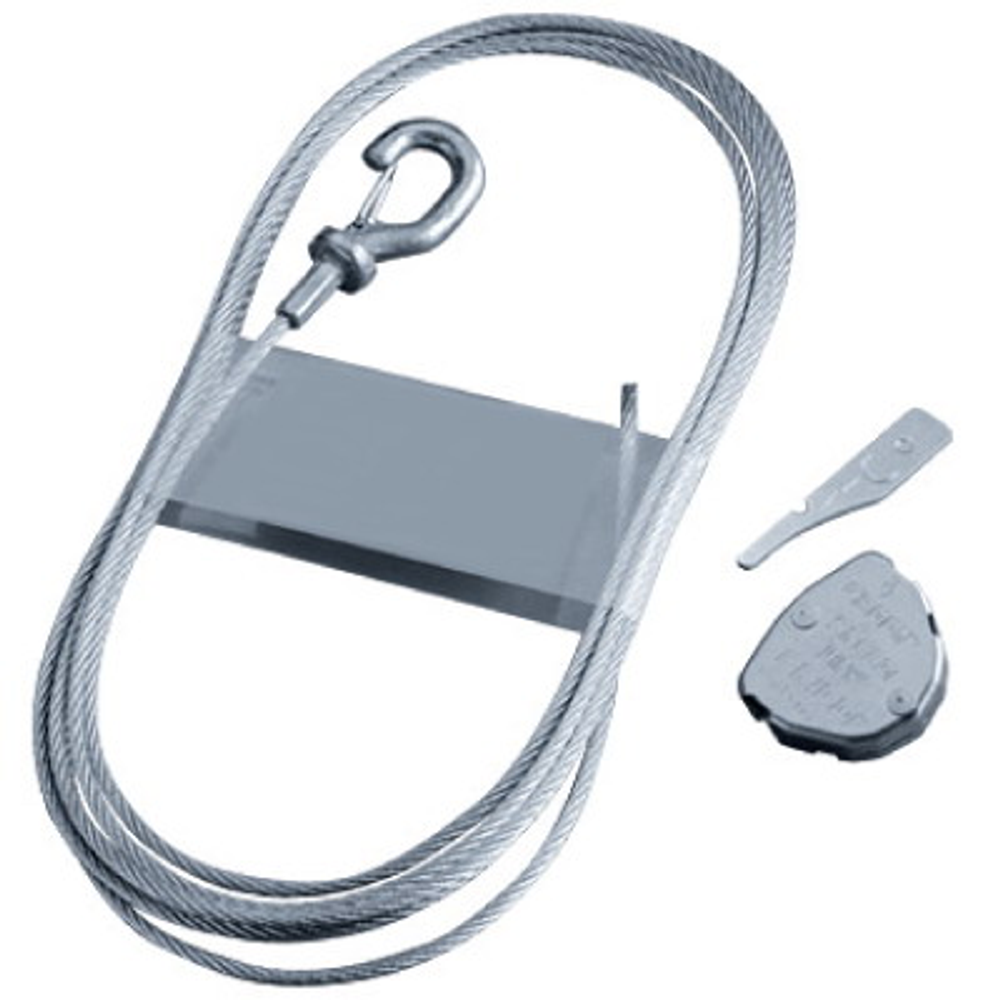 Трос с усил.держателями L10000 диам.2 мм