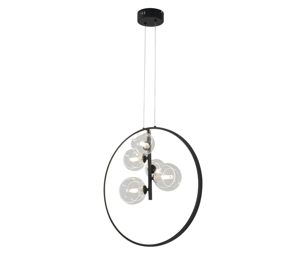 09408-5A,19 Люстра Иона черный G9 5*5W