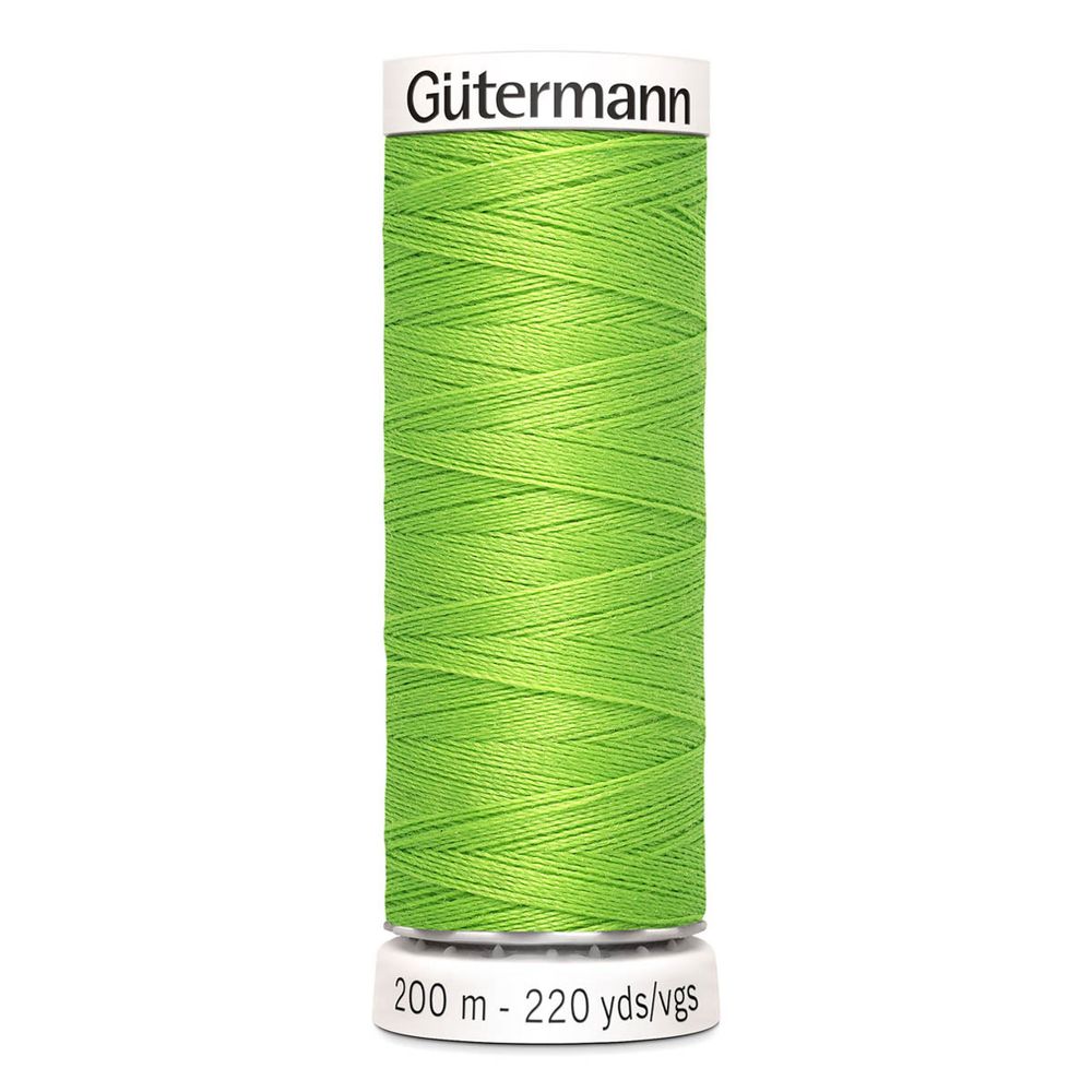 Нитки универсальные Gutermann Sew-all 100 (200 метров), 5 кат. | 336 лаймовый